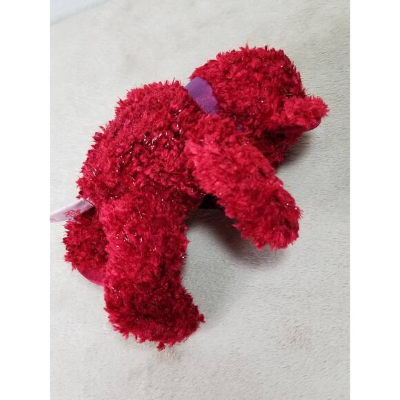 Russ Berrie Sizzles Red Bear Valentine's Day 8" Stuffed Animal Plush Vintage - Picture 5 of 7